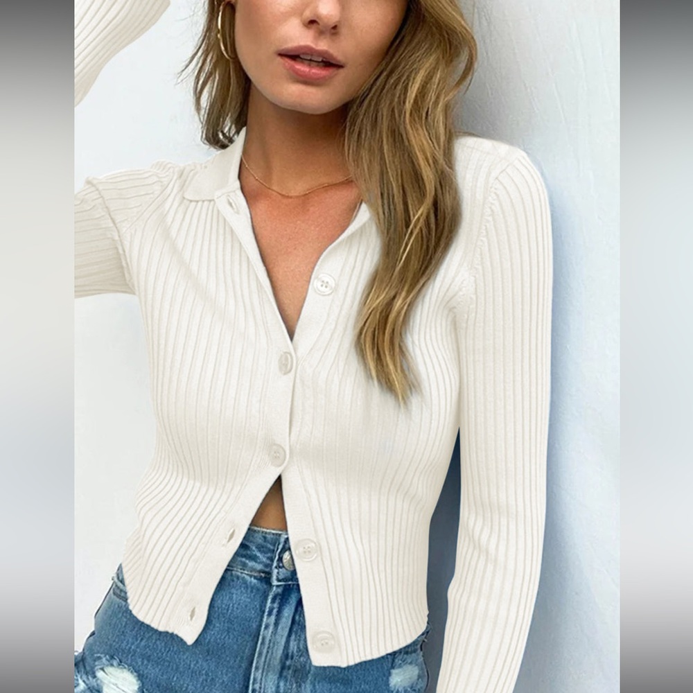 NWT Sweetest Memory button down cardigan by Commense in size XS - Picture 4 of 10